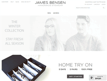 Tablet Screenshot of jamesbensen.com